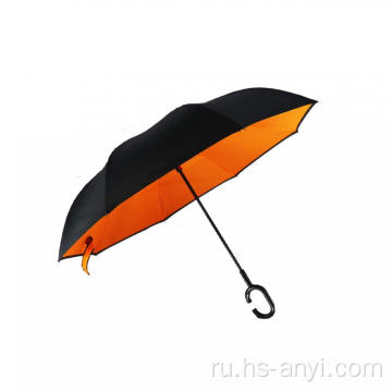 Складной пляжный зонт оранжевый оранжевый